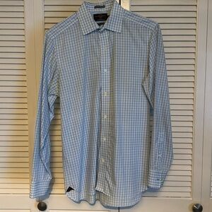 Men’s Black Brown (brand) Button Down. EUC (15.5/35)